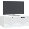 TV staliukas Sieninė TV spintelė Balta 78,5 x 41 x 30 cm Apdirbta mediena