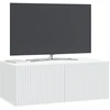 TV staliukas Sieninė TV spintelė Balta 78,5 x 41 x 30 cm Apdirbta mediena
