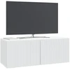 TV staliukas Sieninė TV spintelė Balta 78,5 x 31 x 30 cm Apdirbta mediena