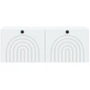 TV staliukas Sieninė TV spintelė Balta 78,5 x 31 x 30 cm Apdirbta mediena