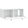 TV staliukas Sieninė TV spintelė Balta 78,5 x 31 x 30 cm Apdirbta mediena