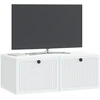 TV staliukas Sieninė TV spintelė Balta 78,5 x 41 x 30 cm Apdirbta mediena