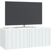 TV staliukas Sieninė TV spintelė Balta 78,5 x 31 x 30 cm Apdirbta mediena