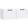 TV staliukas Sieninė TV spintelė Balta 78,5 x 31 x 30 cm Apdirbta mediena