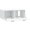 TV staliukas Sieninė TV spintelė Balta 78,5 x 41 x 30 cm Apdirbta mediena