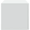 TV staliukas Sieninė TV spintelė Balta 78,5 x 31 x 30 cm Apdirbta mediena