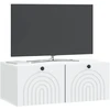 TV staliukas Sieninė TV spintelė Balta 78,5 x 41 x 30 cm Apdirbta mediena