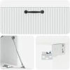 TV staliukas Sieninė TV spintelė Balta 98 x 31 x 30 cm Apdirbta mediena