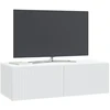 TV staliukas Sieninė TV spintelė Balta 98 x 41 x 30 cm Apdirbta mediena
