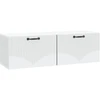 TV staliukas Sieninė TV spintelė Balta 98 x 31 x 30 cm Apdirbta mediena