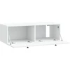 TV staliukas Sieninė TV spintelė Balta 98 x 41 x 30 cm Apdirbta mediena