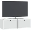 TV staliukas Sieninė TV spintelė Balta 98 x 31 x 30 cm Apdirbta mediena