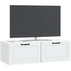 TV staliukas Sieninė TV spintelė Balta 98 x 41 x 30 cm Apdirbta mediena