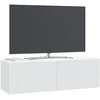 TV staliukas Sieninė TV spintelė Balta 98 x 31 x 30 cm Apdirbta mediena