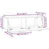 TV staliukas Sieninė TV spintelė Balta 98 x 31 x 30 cm Apdirbta mediena