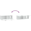 TV staliukas Sieninė TV spintelė Balta 98 x 31 x 30 cm Apdirbta mediena