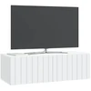 TV staliukas Sieninė TV spintelė Balta 98 x 41 x 30 cm Apdirbta mediena