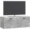 TV staliukas Sieninė TV spintelė Betono pilka 78,5 x 31 x 30 cm