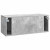TV staliukas Sieninė TV spintelė Betono pilka 78,5 x 31 x 30 cm
