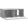 TV staliukas Sieninė TV spintelė Betono pilka 78,5 x 41 x 30 cm