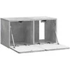 TV staliukas Sieninė TV spintelė Betono pilka 59,5 x 31 x 30 cm