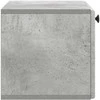 TV staliukas Sieninė TV spintelė 59,5 x 31 x 30 cm Betono pilka