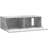 TV staliukas Sieninė TV spintelė Betono pilka 98 x 41 x 30 cm