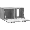TV staliukas Sieninė TV spintelė Betono pilka 59,5 x 31 x 30 cm