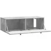 TV staliukas Sieninė TV spintelė Betono pilka 99 x 41 x 30 cm