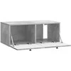 TV staliukas Sieninė TV spintelė Betono pilka 78,5 x 41 x 30 cm
