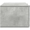 TV staliukas Sieninė TV spintelė Betono pilka 99 x 41 x 30 cm