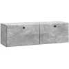 TV staliukas Sieninė TV spintelė 98 x 31 x 30 cm Betono pilka