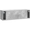 TV staliukas Sieninė TV spintelė 98 x 31 x 30 cm Betono pilka