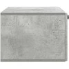 TV staliukas Sieninė TV spintelė 78,5 x 41 x 30 cm Betono pilka