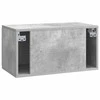TV staliukas Sieninė TV spintelė Betono pilka 59,5 x 31 x 30 cm
