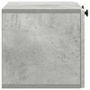 TV staliukas Sieninė TV spintelė Betono pilka 59,5 x 31 x 30 cm