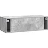 TV staliukas Sieninė TV spintelė Betono pilka 99 x 41 x 30 cm