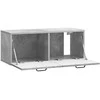 TV staliukas Sieninė TV spintelė Betono pilka 78,5 x 31 x 30 cm