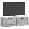 TV staliukas Sieninė TV spintelė Betono pilka 98 x 31 x 30 cm