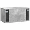 TV staliukas Sieninė TV spintelė 59,5 x 31 x 30 cm Betono pilka