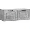 TV staliukas Sieninė TV spintelė Betono pilka 78,5 x 31 x 30 cm