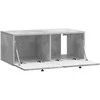 TV staliukas Sieninė TV spintelė 78,5 x 41 x 30 cm Betono pilka