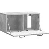 TV staliukas Sieninė TV spintelė Betono pilka 59,5 x 31 x 30 cm
