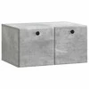 TV staliukas Sieninė TV spintelė 59,5 x 41 x 30 cm Betono pilka