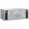 TV staliukas Sieninė TV spintelė Betono pilka 78,5 x 41 x 30 cm