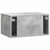 TV staliukas Sieninė TV spintelė 59,5 x 41 x 30 cm Betono pilka
