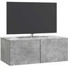 TV staliukas Sieninė TV spintelė Betono pilka 78,5 x 41 x 30 cm