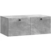 TV staliukas Sieninė TV spintelė Betono pilka 78,5 x 41 x 30 cm