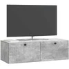 TV staliukas Sieninė TV spintelė Betono pilka 98 x 41 x 30 cm