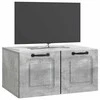 TV staliukas Sieninė TV spintelė Betono pilka 59,5 x 41 x 30 cm